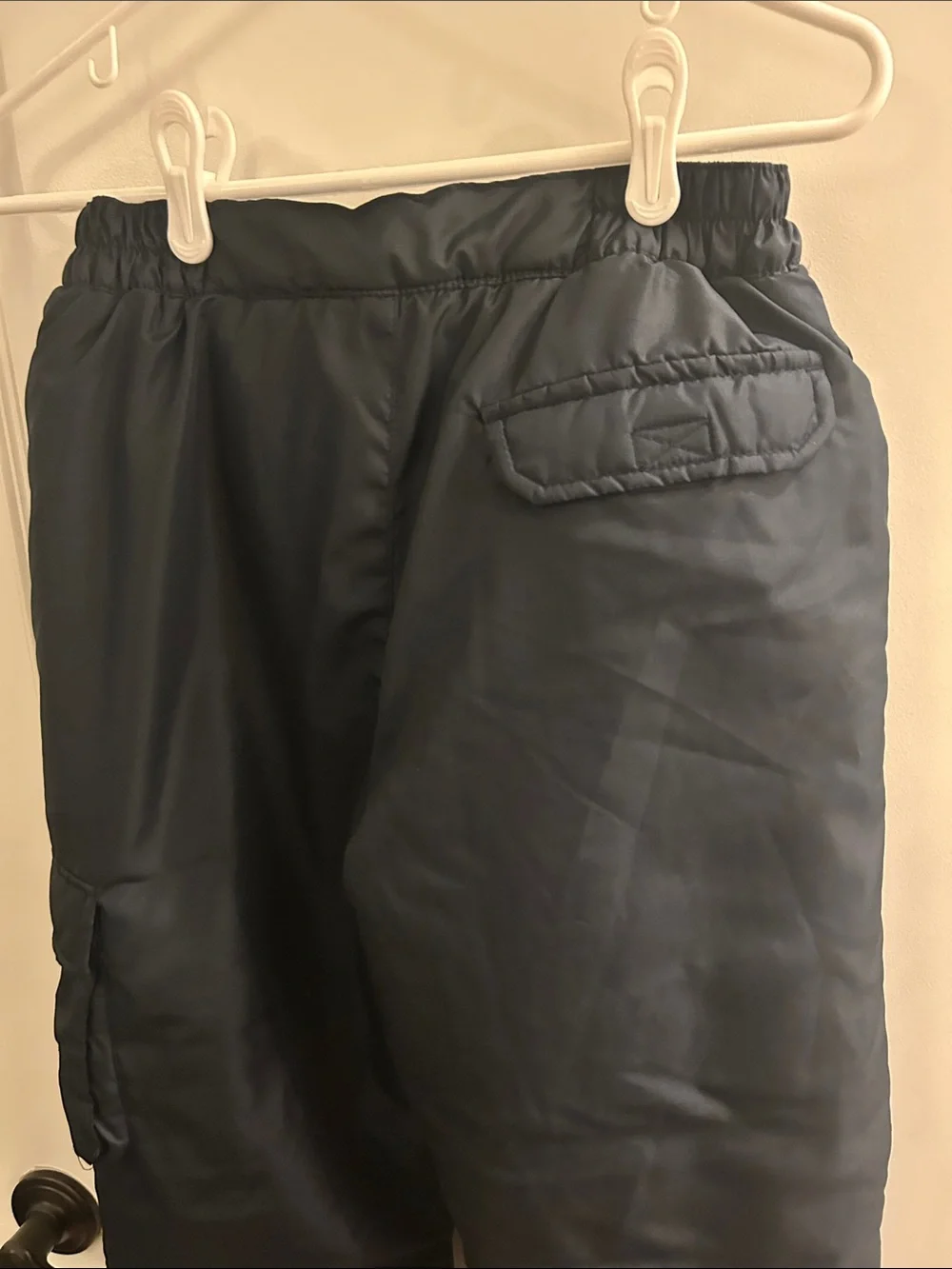 Kids Black Insulated Snow Pants